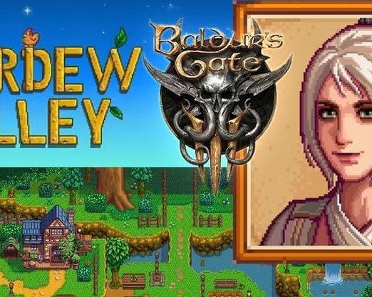 Группа моддеров строит «Деревню Балдура» в Stardew Valley